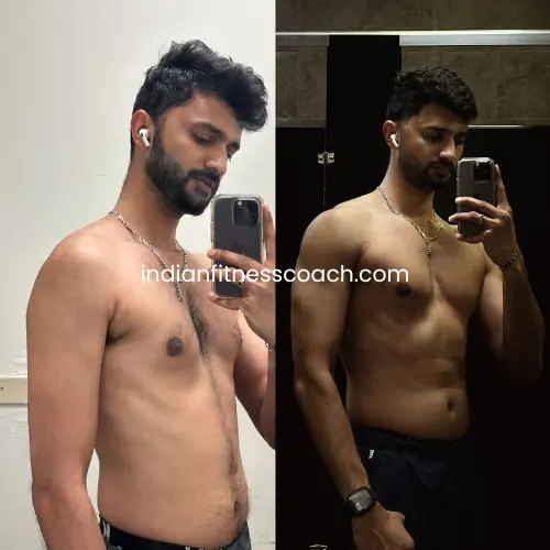 arya transformation by indian fitness coach