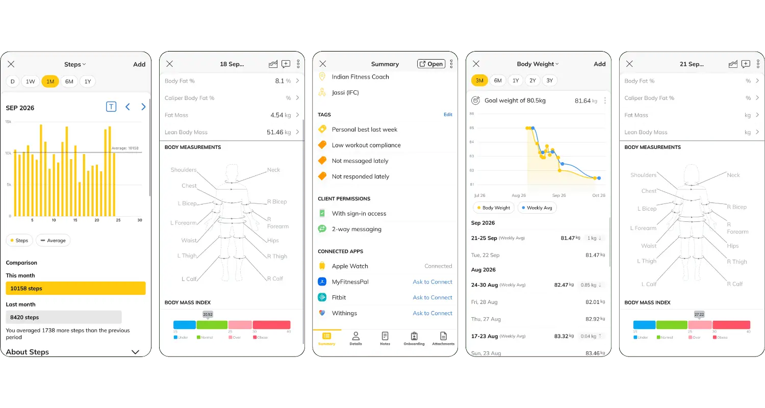 track progress on IFC App